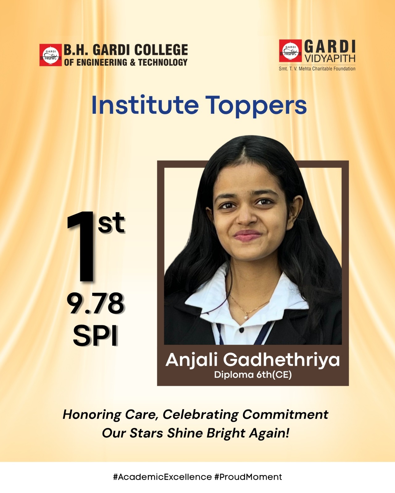 Institute Topper